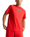 Puma Men's F1 Ess+ Relaxed Fit T-shirt In Pop Red