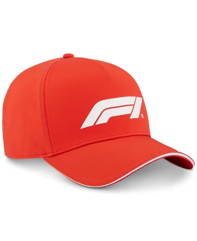 Puma Men's F1 Logo Baseball Cap In Red