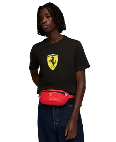 Puma Men's Ferrai Waist Bag In Red