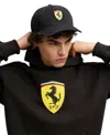 Puma Scuderia Ferrari Shield Mesh Baseball Cap In Black