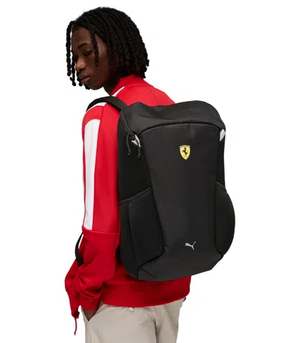 Puma Men's Ferrari Large Laptop Backpack In Black