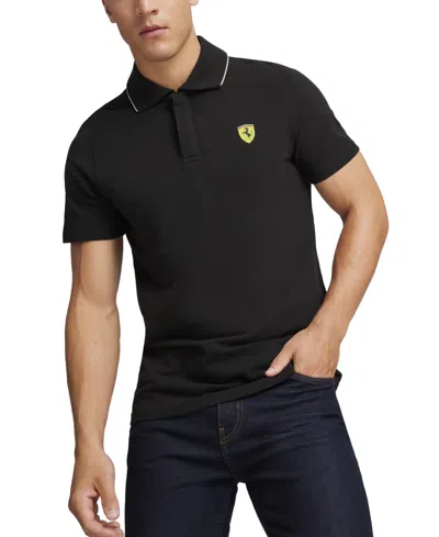 Puma Ferrari Race Polo In Black