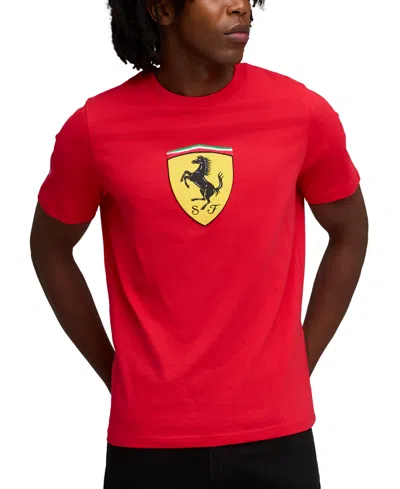 PUMA MEN'S FERRARI SPORTSWEAR SHIELD T-SHIRT
