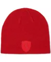 Puma Men's Ferrari Style Beanie In Rosso Corsa