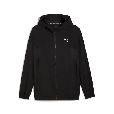 Puma M Flex Woven Jacket Tracksuit Top Mens In Black