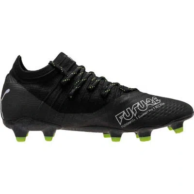 Pre-owned Puma Men's Future Z 1.3 Cleats/ag Cleats -  Black/ White/fizzy Light