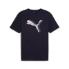 Puma Graphics  Logo Men's T-shirt In Blue