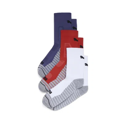Puma Men's Half-terry Crew Socks (3 Pairs) In Assorted Colours