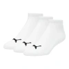 Puma Men's Half-terry Low Cut Socks (3 Pairs) In White Traditional
