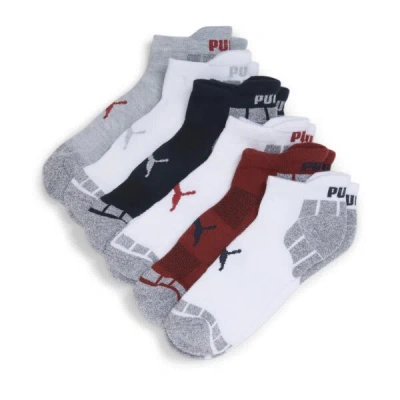 Puma Men's Half Terry Low-cut Socks (6 Pairs) In Navy