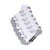 Puma 6 Pack Mens 1/2 Terry Qtr Crew In Assorted Colours