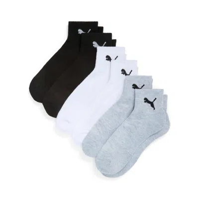 PUMA PUMA MEN'S HALF TERRY QUARTER-LENGTH SOCKS (6 PAIRS)