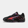 Puma Black A$ap Rocky Edition Inhale Mesh Sneakers In  Black/ Red