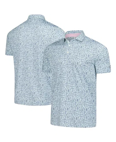 Puma Men's Light Blue Arnold Palmer Mattr Sketch Polo Shirt