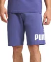 Puma Men's Logo Drawstring Shorts In Blue - 946