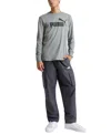 Puma Men's Logo Graphic Shirt In Cold Green