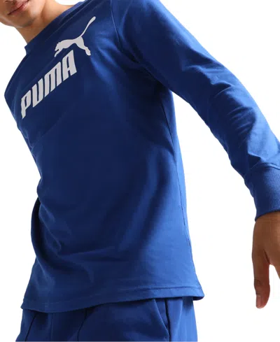 Puma Men's Logo Graphic Shirt In Clyde Royal