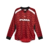 Puma Men's Long Sleeve Soccer Jersey In Intense Red-aop