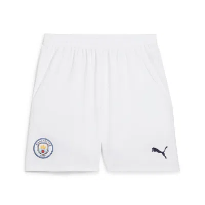 Puma Men's Manchester City 24/25 Replica Soccer Shorts In White
