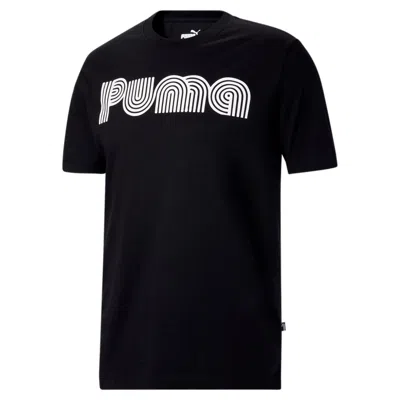 Puma Maze Men's Graphic T-shirt In Black