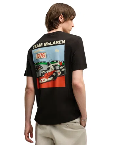 Puma Men's Mclaren Graphic Crewneck T-shirt In Black