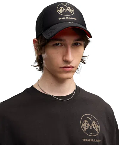 Puma Men's Mclaren Racing Snapback Structured Trucker Cap In  Black