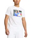 Puma Men's Motivation Regular-fit Graphic T-shirt In White