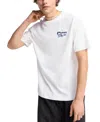 Puma Men's Moto Semi-rubber Print T-shirt In White