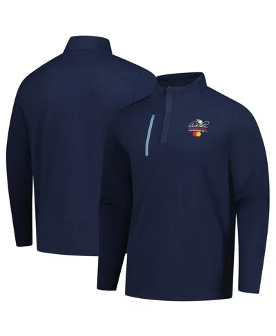 Puma Men's Navy Arnold Palmer Invitational Cloudspun Tech Quarter-zip Pullover Sweatshirt