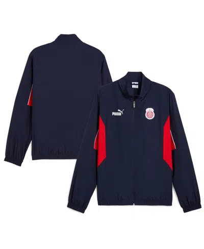 Puma Men's Navy Chivas Ftblarchive Full-zip Jacket