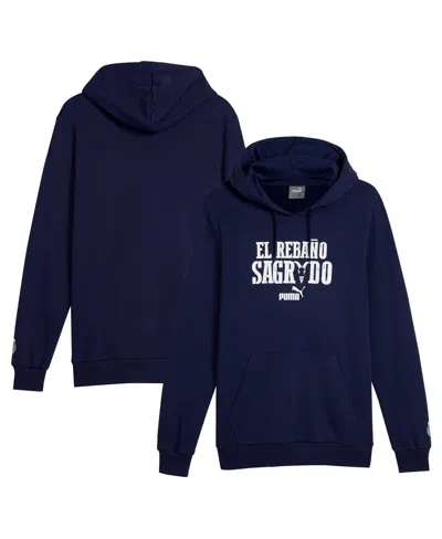 Puma Men's Navy Chivas Ftblculture Pullover Hoodie