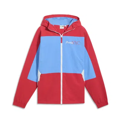 Puma Men's Nyc Running Laps Windbreaker In Multi