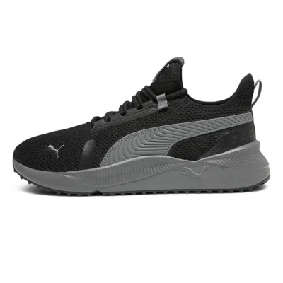 Puma Pacer Future Street Knit Sneakers In Black-cool Dark Gray