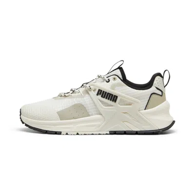Puma Pacer+ Trail Men's Sneakers In Warm White- Black-vapor Gray-desert Dust