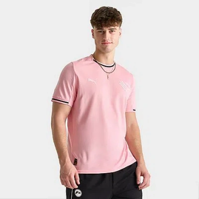 Puma Men's Palermo F. C. 24-25 Home Replica Soccer Jersey Shirt In Pink