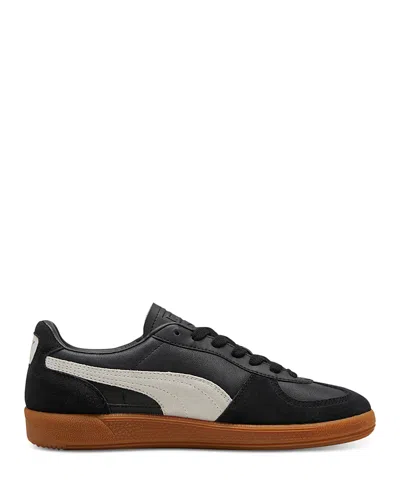 Puma Men's Palermo Leather Sneakers In Black