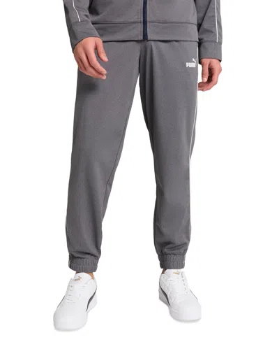 Puma Men's Piped Tricot Joggers In Blue