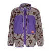 Puma Men's Polar Fleece Jacket X P.a.m. Bear Cloudburst Aop In Cloudburst Aop