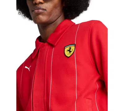Puma Men's Premium Ferrari Race Jacket In Red