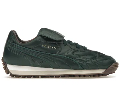 Pre-owned Puma Men's  Avanti L Rihanna Fenty Dark Myrtle Sneakers In Dark Myrtle Green