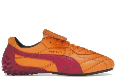 Pre-owned Puma Men's  Avanti Long Sleeve Fenty Stitched Orange Sneakers In Pumpkin Pie/pinktastic