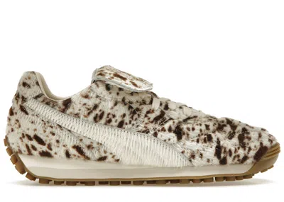 Pre-owned Puma Men's  Avanti Pony Hair Rihanna Fenty Sneakers In Alpine Snow In White