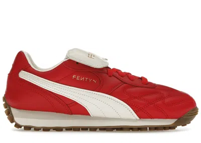 Pre-owned Puma Men's  Avanti Vl Fenty Sneakers In Club Red/gum