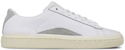 Pre-owned Puma Men's  Basket Han Kjobenhavn Sneakers In  White/whisper White