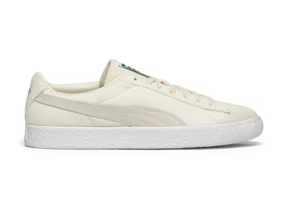 Pre-owned Puma Men's  Basket Vtg X Butter Goods Cream Sneakers In Birch/whisper White