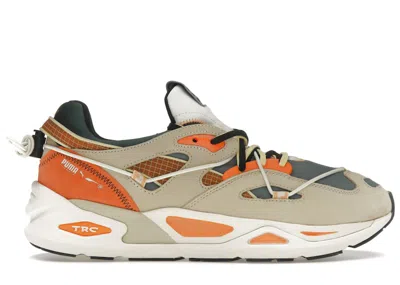 Pre-owned Puma Men's  Blaze Market Trc Sneakers In Flint Gray/laurel Wreath In Multi