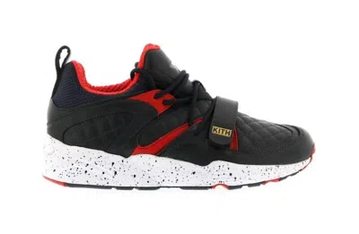 Pre-owned Puma Men's  Blaze Of Glory Ronnie Fieg X Highsnobiety A Tale Of Two Cities Sneakers In Dark Navy Blue