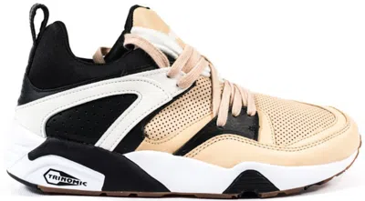 Pre-owned Puma Men's  Blaze Of Glory Secular Change Sneakers In Ivory Cream/black/star White
