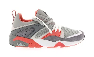 Pre-owned Puma Men's  Blaze Of Glory Staple Pigeon Sneakers In Grey/peach