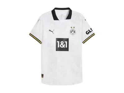 Pre-owned Puma Men's  Borussia Dortmund 24/25 Third Authentic Jersey In White